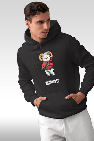 Brewing Hot Doodle Fusion Unisex Aries Hoodie