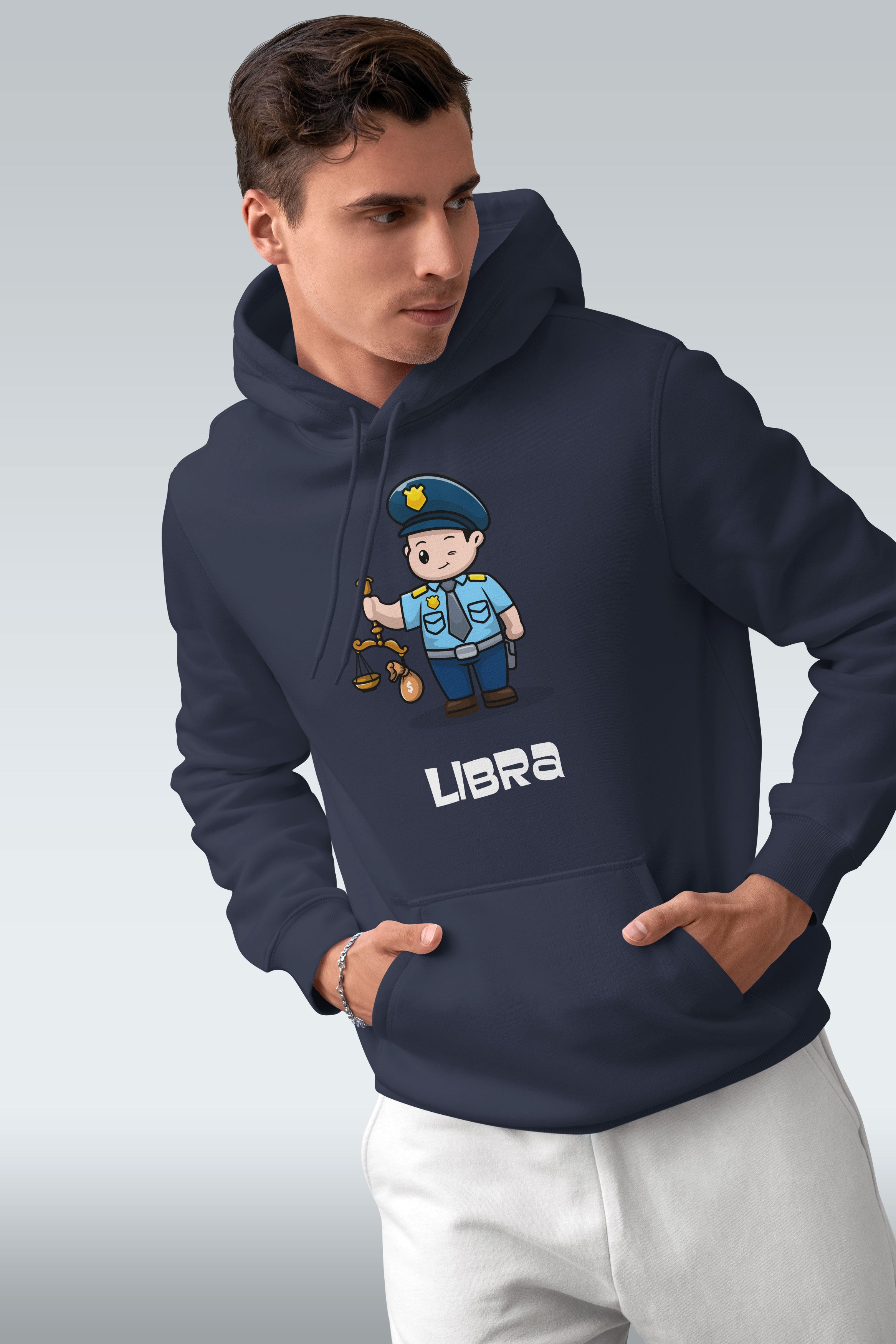 Brewing Hot Doodle Fusion Unisex Libra Hoodie