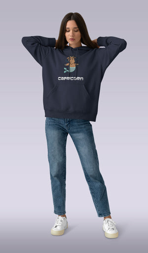 Brewing Hot Doodle Fusion Unisex Capricorn Hoodie