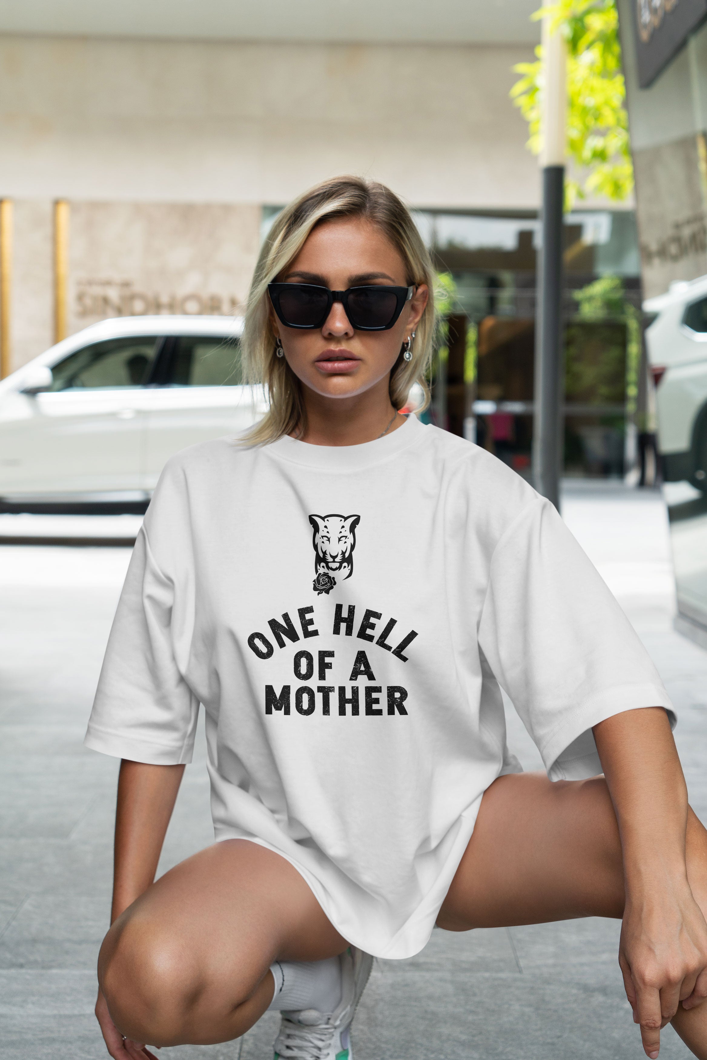 Brewing Hot Oversized Tshirt Unisex One Hell of A Mother Tshirts